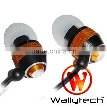 Wallytech WEA-081 colorful Metallic Stereo in-ear Earphone for Music