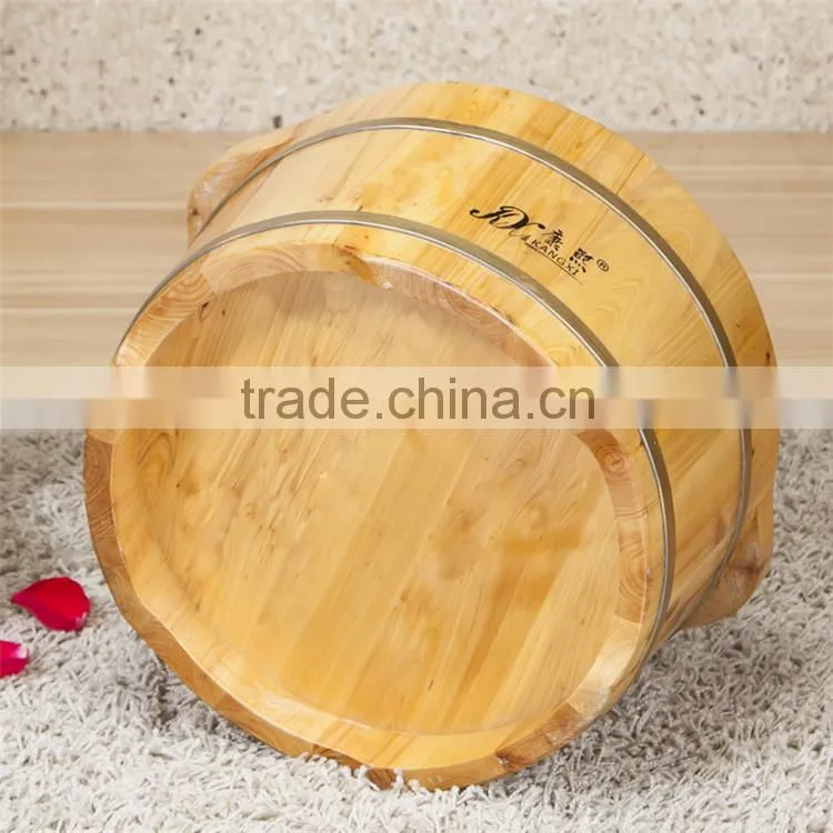 Massage function cedar material wooden foot tub