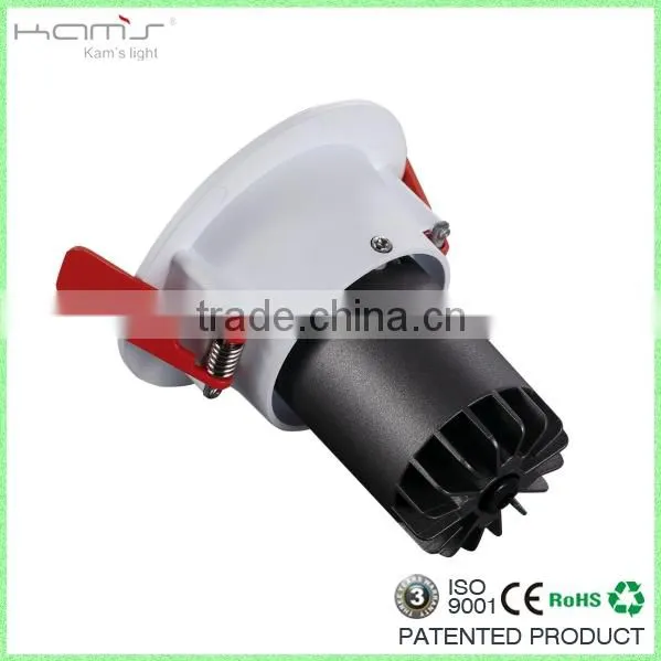 Factory supplies modern 12w 105mm cutout led downlight with wholesale price