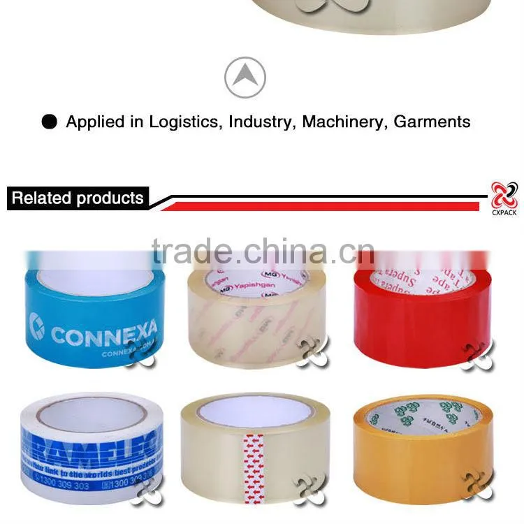advertising single sided self-adhesive clear opp tape