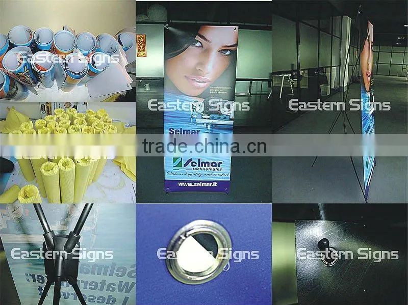 Aluminum X Banner Stand outdoor banner
