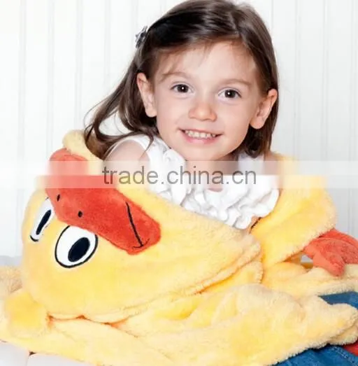 animal hood blanket,Plush Animal Blanket For Baby , Baby Warm Blanket