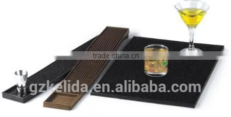 custom rubber bar mat, soft rubber bar mat, pvc bar mat, drink mat