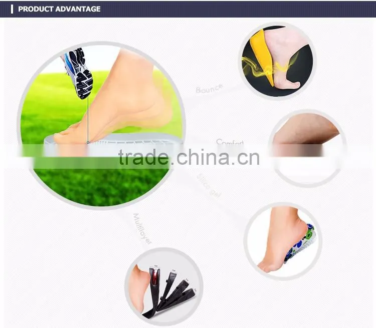 Female rubber Outsole for Lady high heels casual shoe wedge sole