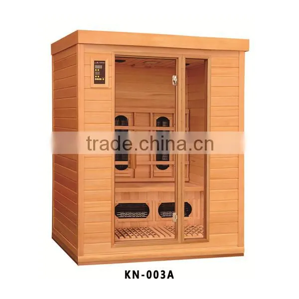 home infrared sauna with 7 colors therapy light tourmaline stones KN-003A