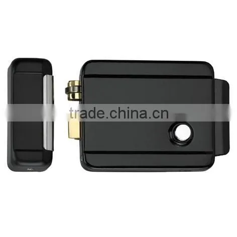 Black plated single cylinder electric lock