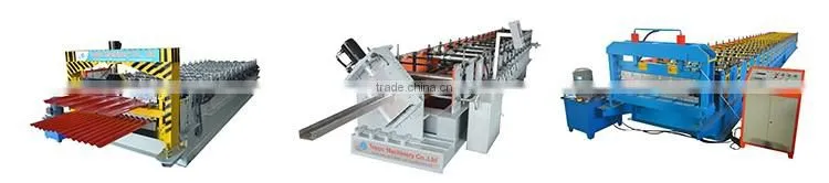 Large Construction glazed tile roof use and double forming machine