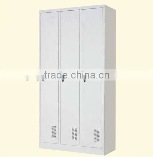 Cheap 3 Doors Steel Metal Locker Large Capacity Locker