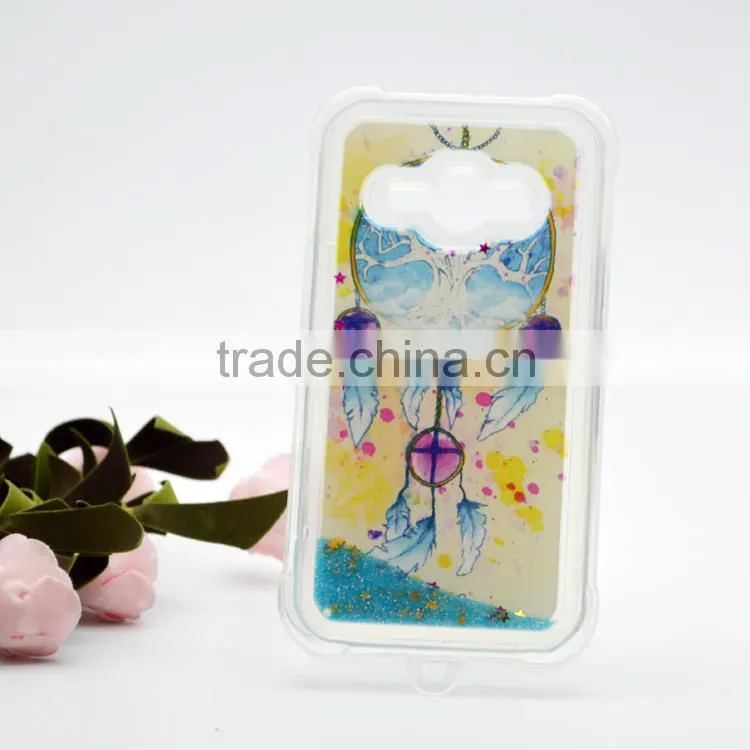 2016 hot selling liquid glitter phone tpu case for iPhone6S