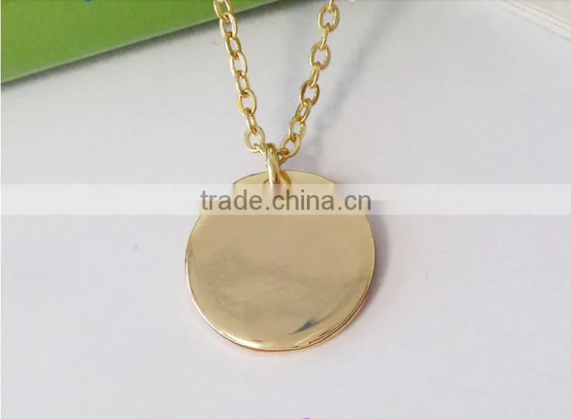 Unique Fashion Necklace Alphabet Pendant Designs /Letter Pendant/Silver Necklace