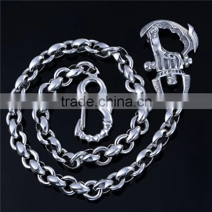 Wholesale 925 sterling silver necklace waist chain XLT003