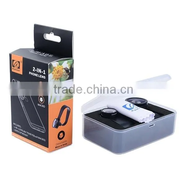 Universal Mobile Camera Fisheye Lens Clip 20x Macro Lens for Smart Phone iPhone 6 Samsung Galaxy S6