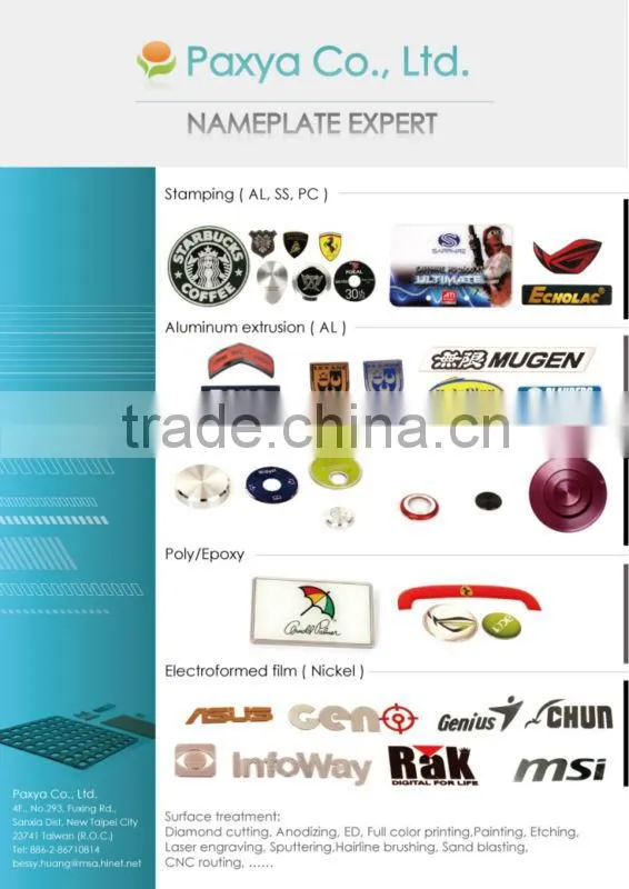 Customized PU Epoxy Resin domed Label