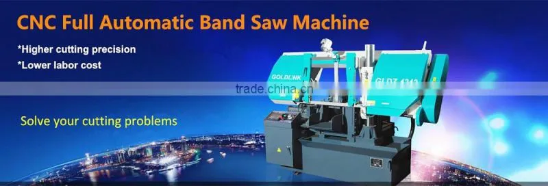 Goldlink vertical type band sawing machine