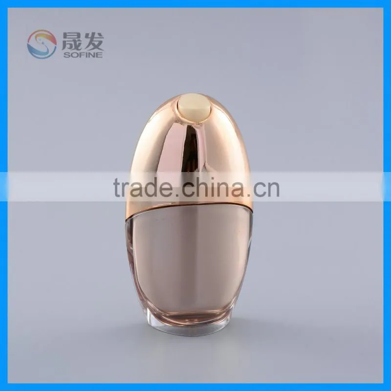 50 ml Empty acrylic cosmetic lotion pump bottle