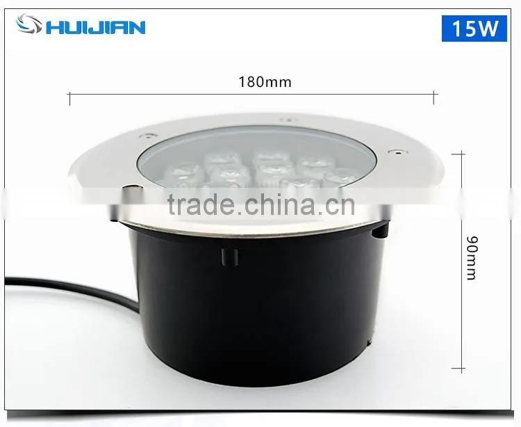hot sell landscape outdoor led inground lights 3w 4w 5w 6w 9w 12w 18w round step lamp led underground light