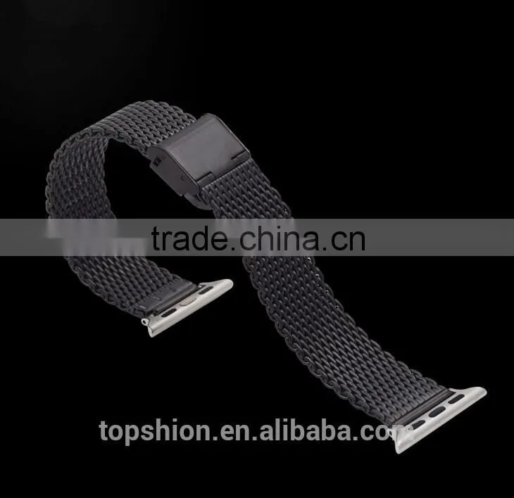 Luxury for iwatch stainless steel strap, luxury metal watch band for apple iwatch