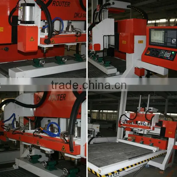 High-performance multi head cnc router with 4 heads cylinder cnc router engraving machine/cylinder head machine