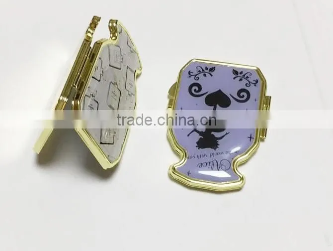 Square Fashion And Cheap Pocket Mirror For Promotional compact Mirror