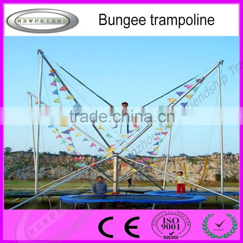 China factory Hot sell inflatable bungee trampoline sale