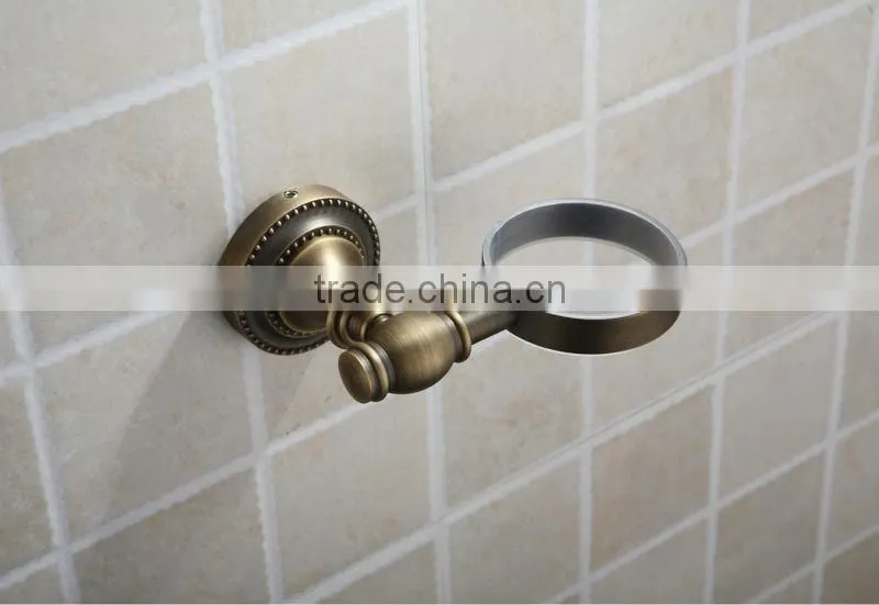 Classic Copper Pure Ceramic Single Tumbler Holder for Bathroom Accessories