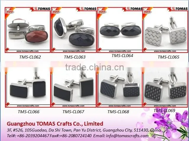 Fashion Mens Cufflinks , Custom Cufflinks , Crystal Cufflinks