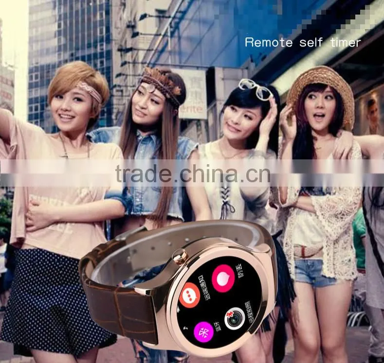Newest smart watch fasionable round smart watch phone,smart watch mtk6260