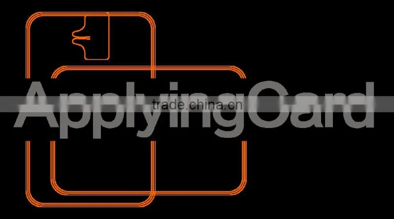 Ntag 215/ Ntag 216 Proximity card with iron hole punching NFC tag