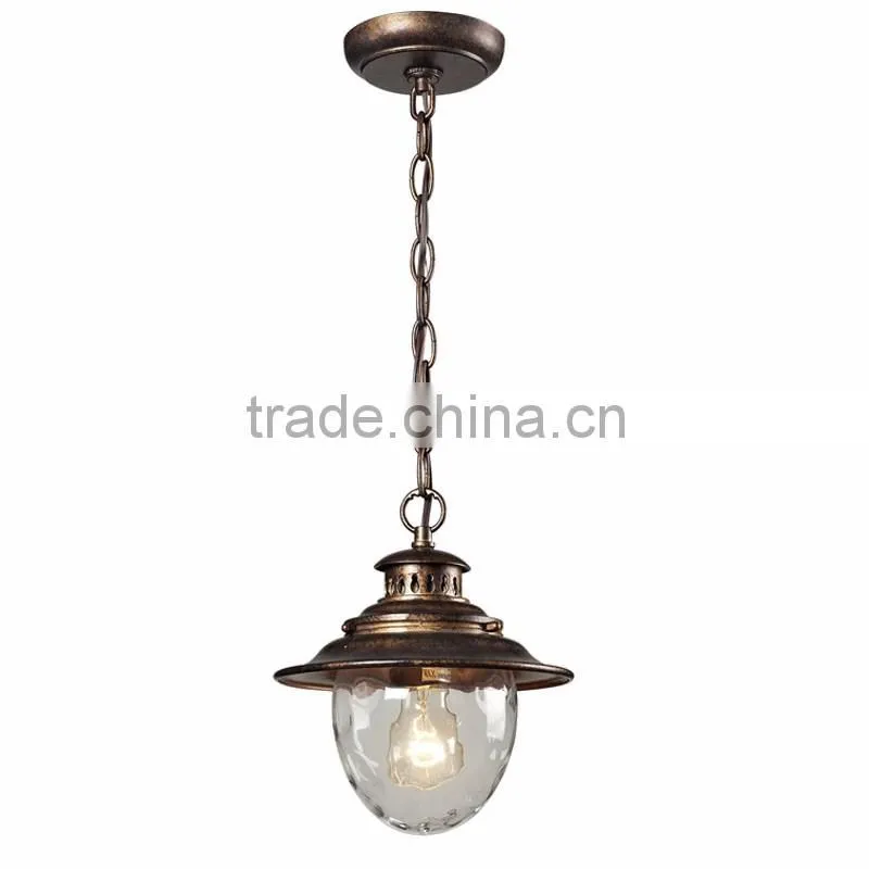 Pendant Ceiling Lamp Aged Iron Restoration Light Fixture