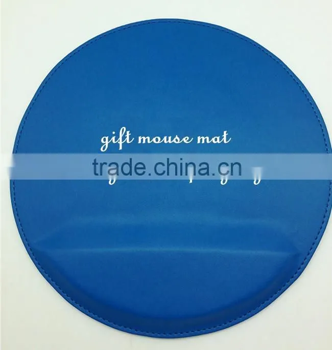 Custom design pu leather computer mouse pad