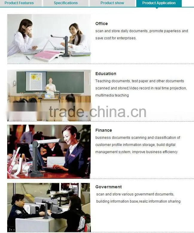 2014 new inventions high quality mini book scanner