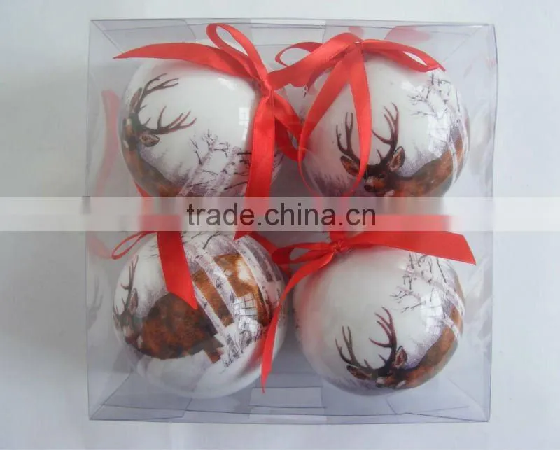 Christmas Decoration Supplies Plastic Christmas Balls