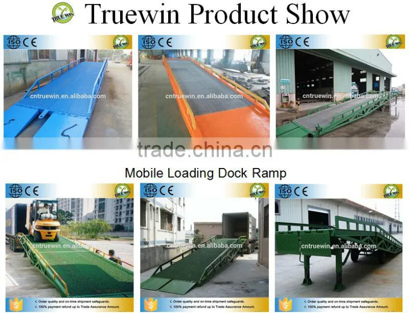 Customized mobile forklift fingerboard loading ramp