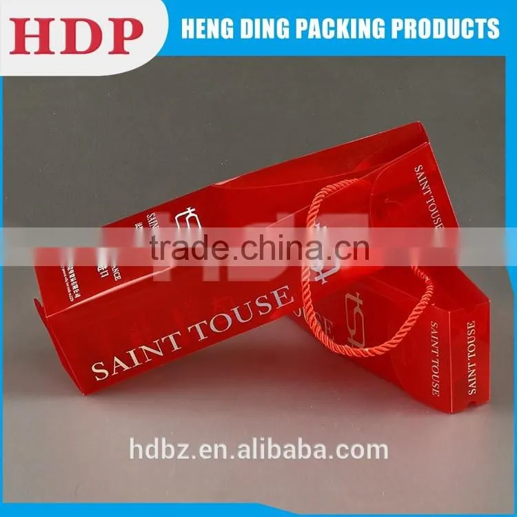 custom logo clear plastic gable box