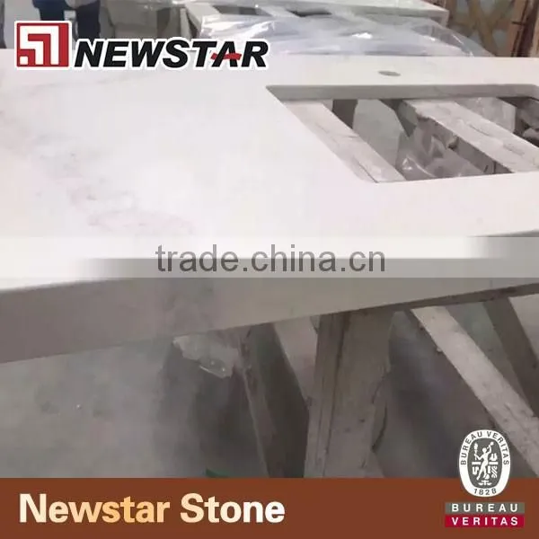 Newstar white calcutta quartz stone