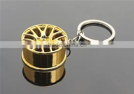 Men's color plated metal nickle free design your own keychain