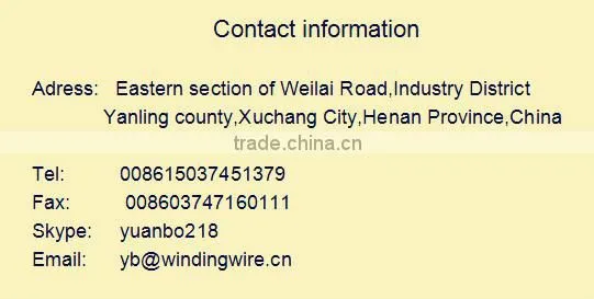 2014 NEW technology enamelled aluminium round wire