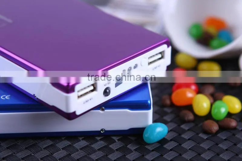 Polymer Battery slim power bank 10000mah home charger