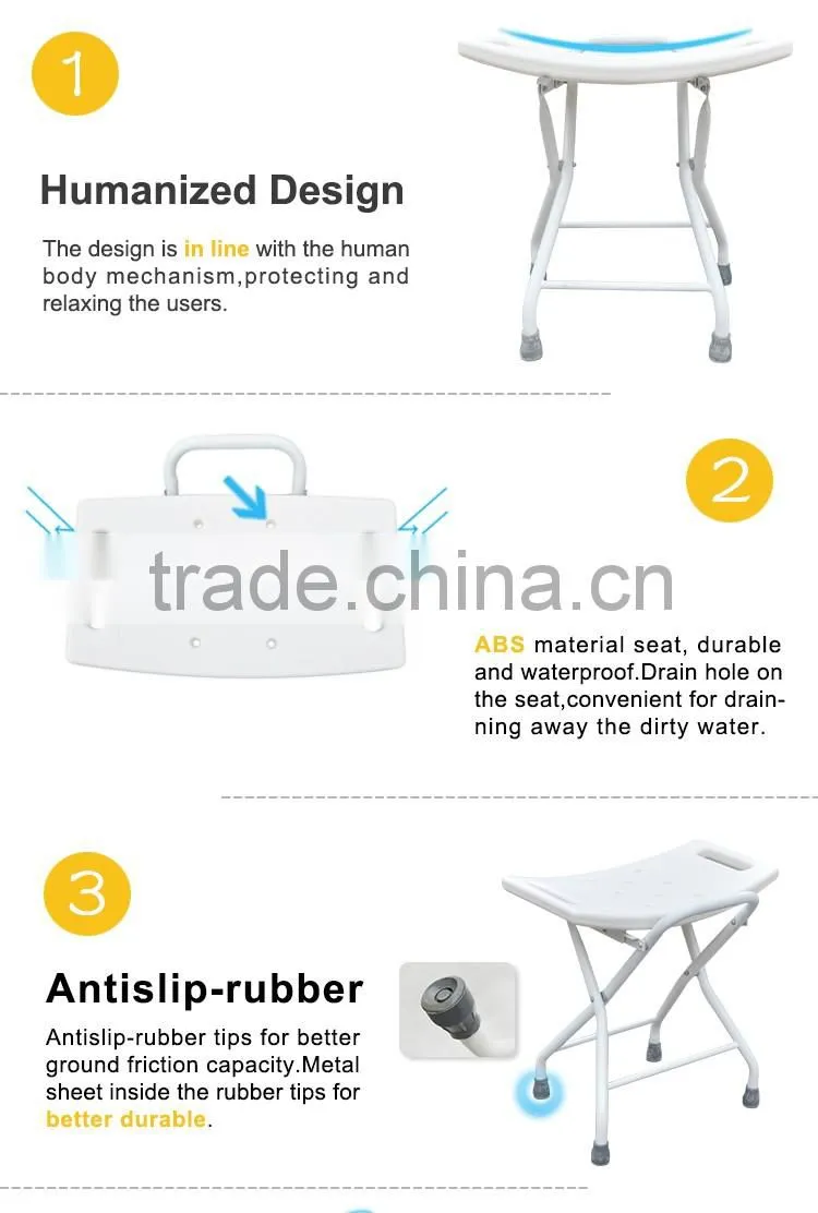 Folding High Quality Bath Bench Series Shower Chair for Disabled/Silla para ducha