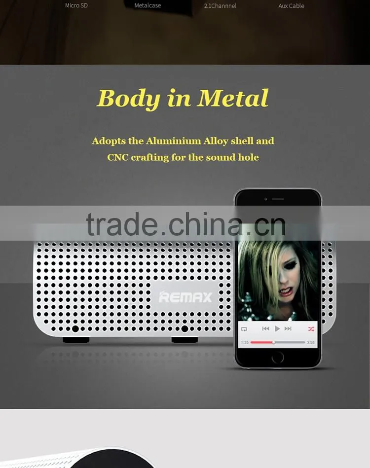 REMAX RB-H1 portable wireless bluetooth speaker for mobile phone