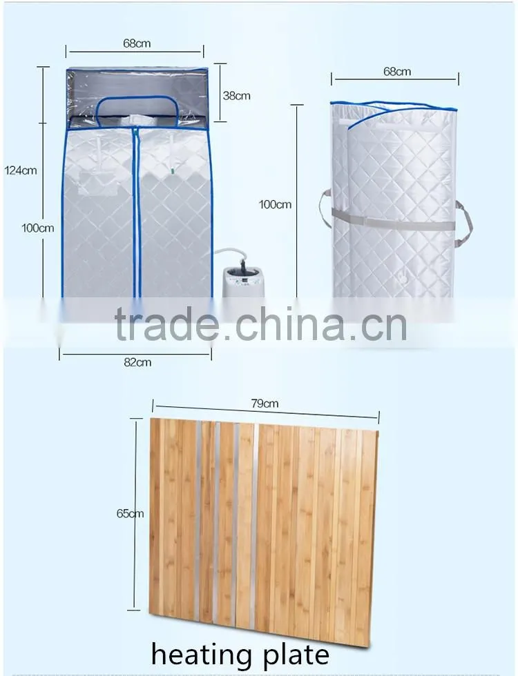 2016 hot selling portable steam & far infrared two in one sauna room
