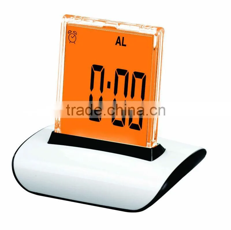push panel color-changing table travel alarm clock