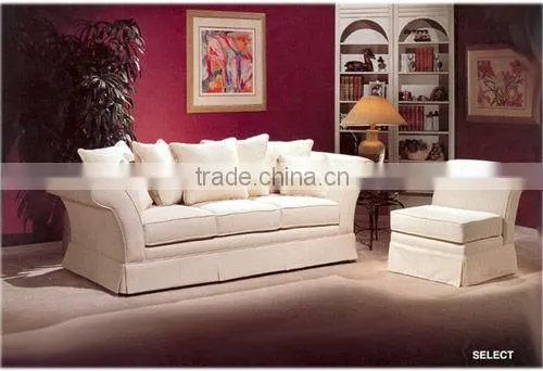 living room green color leather sofa sets