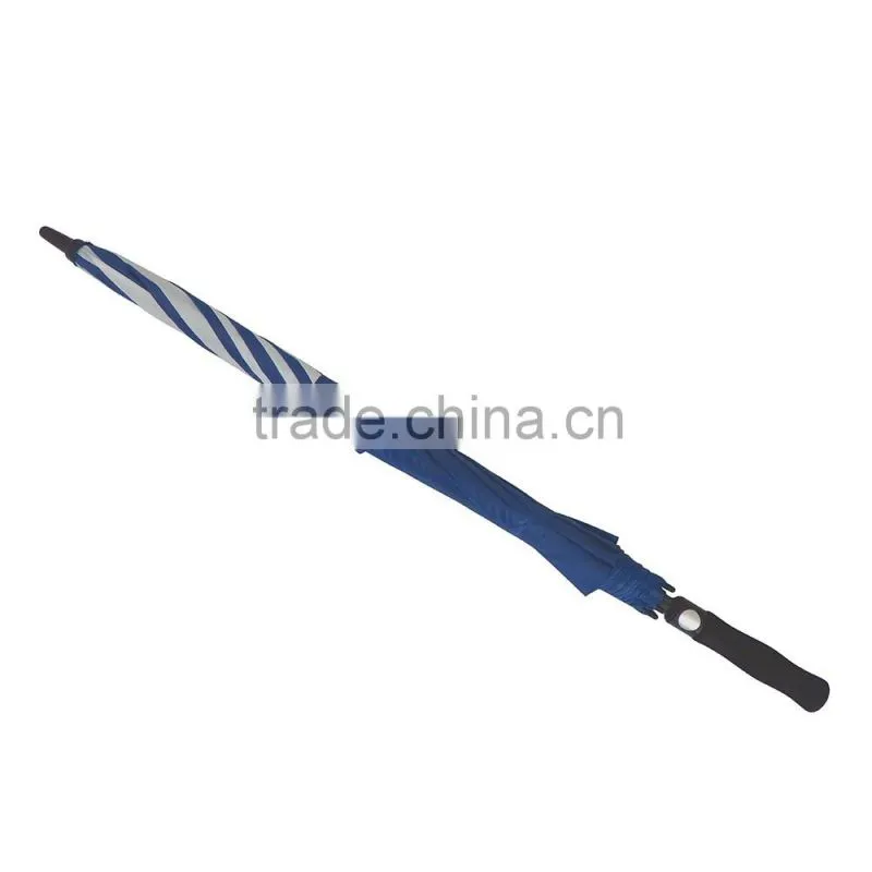 Strong windproof golf auto umbrella with double canopies