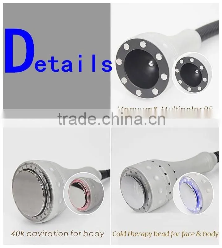 High Quality Skin Lifting Body and face Cavitation Slimming Equipment with ce