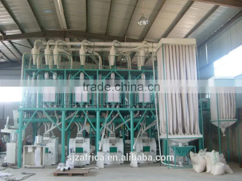 50TPD Compact maize flour milling plant corn grinding machine