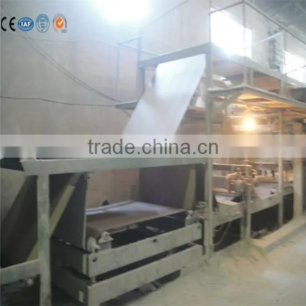 Latest gypsum board machinery