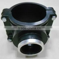 Plastic clamp saddle for pipe connection PN10