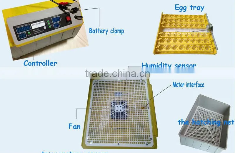HHD Full Automatic holding automatic 48 eggs incubator chicken eggs for sale EW-48