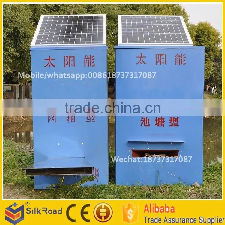 Plastic solar type Automatic Fish Feeder for Aquaculture